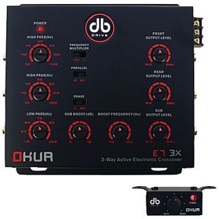 DB Drive™ Okur Series 3 Way Electronic Crossover With Remote Bass Control
