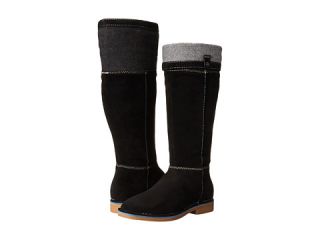 Hush Puppies Cerise Catelyn Black Suede