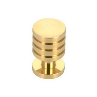 Richelieu Hardware Contemporary and Modern 9/16 in. Brass Cabinet Knob BP3902130