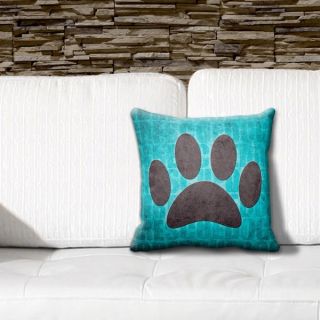 Rescue Dog Grunge 16 inch Throw Pillow