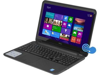 DELL Laptop Inspiron 15 (3521) Intel Pentium 2127U (1.90 GHz) 4 GB Memory 500 GB HDD Intel HD Graphics 15.6" Touchscreen Windows 8