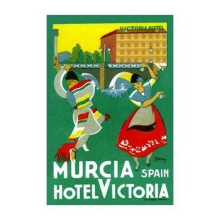 Murcia Hotel   Valencia Spain Print (Canvas 12x18)