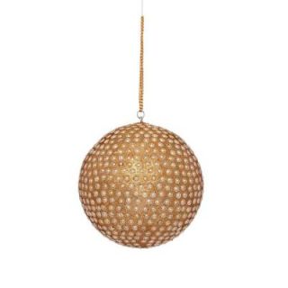 Sage & Co. Modern Collection 5 in. Studded Ball Ornament (4 Pack) XAO18668GD