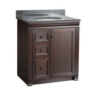 Foremost Shawna 30 in. Single Bathroom Vanity with Right Side Drawers