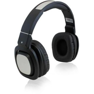 Adesso Xtream H3 Bluetooth Rotatable DJ Headphones, Black