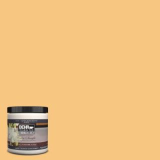 BEHR Premium Plus Ultra 8 oz. #PPU6 7 Jackfruit Interior/Exterior Paint Sample UL20416