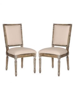 Buchanan Rectangular Side Chairs (Set of 2) by Safavieh