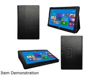 Open Box: i Blason Black Microsoft Surface Pro 3 Case   Slim Book Leather Cover Model MS SurfacePro3 Case Black