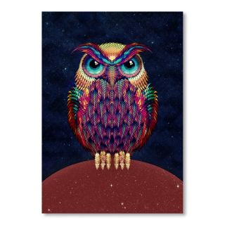 Owl 2 B Copy S Graphic Art on Wrapped Canvas by Americanflat