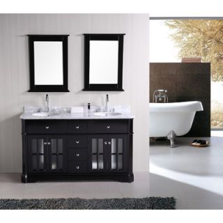 Imperial 60 Double Bathroom Vanity Set with Mirrors by Design Element