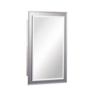 Mirror on Mirror 16 in. W x 26 in. H x 5 in. D Recessed Medicine Cabinet 1450BCX