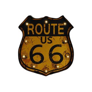 Route 66 Textual Art