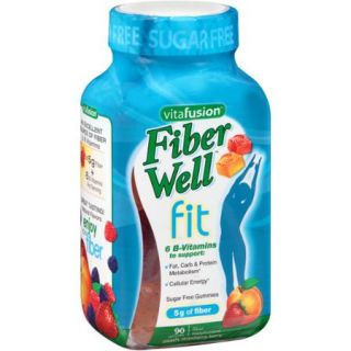 Vitafusion Fiber Well Weight Management Gummies Fiber Supplement, 90 count