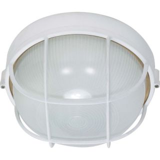 20.71 in H Semi Gloss White Outdoor Wall Light
