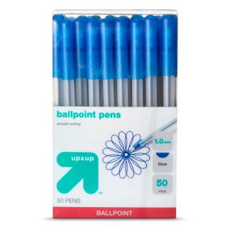 up & up™ Ballpoint Stick Pen   Blue   50 ct