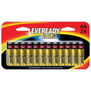 Energizer Alkaline AA Eveready Gold (24 Pack) A91BP24HT