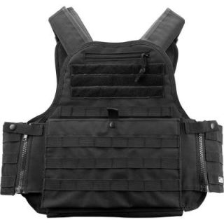 BARSKA Loaded Gear 22.5 in. VX 500 Plate Carrier Tactical Vest, Black BI12260