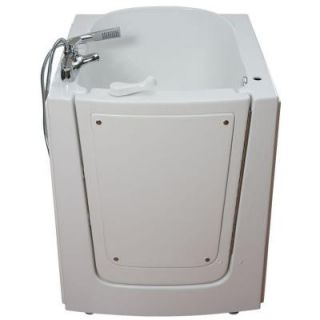 Ella Front Entry 2.75 ft. x 38 in. Walk In Soaking Bathtub in White with Right Hinge Outswing Door 313701R