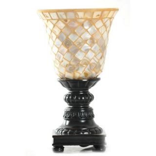 Better Homes and Gardens Mosaic Uplight, Off White/Bronze