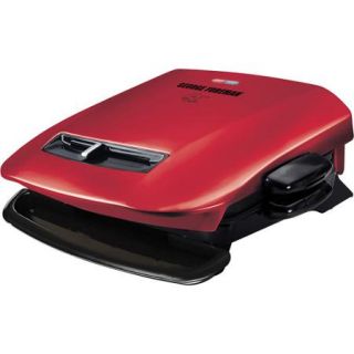 George Foreman 84 sq in 5 Serving, Removable Plate Grill, Red, GRP2841R