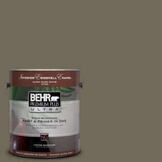 BEHR Premium Plus Ultra 1 gal. #770D 6 Sandwashed Driftwood Eggshell Enamel Interior Paint 275301