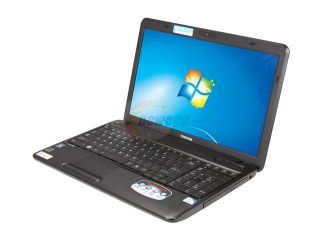 TOSHIBA Laptop Satellite C655 S5339 Intel Pentium B950 (2.10 GHz) 4 GB Memory 320 GB HDD Intel HD Graphics 15.6" Windows 7 Home Premium 64 Bit