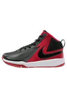 Nike Performance TEAM HUSTLE D 7   Basketball shoes   black/gym red/white
