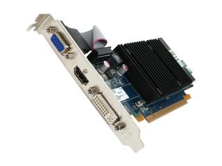 HIS Radeon HD 5450 DirectX 11 H545HR2G 2GB 64 Bit DDR3 PCI Express 2.1 x16 HDCP Ready Low Profile Video Card
