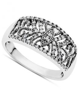 Diamond Ring in Sterling Silver (1/5 ct. t.w.)   Rings   Jewelry