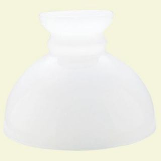 Westinghouse 7 1/2 in. Handblown Glossy Opal Student Shade with 10 in. Fitter and 4 3/4 in. Top Opening 8460000