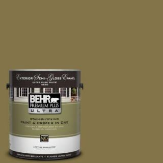 BEHR Premium Plus Ultra 1 gal. #PPU6 20 Eden Prairie Semi Gloss Enamel Exterior Paint 585301