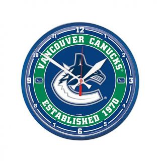 NHL Team Logo 12 3/4" Round Wall Clock   Vancouver Canucks   7800240