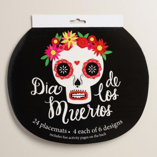 Day of the Dead Placemats, 24 Pack