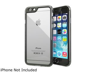 roocase Gelledge Slim Hybrid TPU/PC Hard Shell Case for Apple iPhone  6 4.7", Black