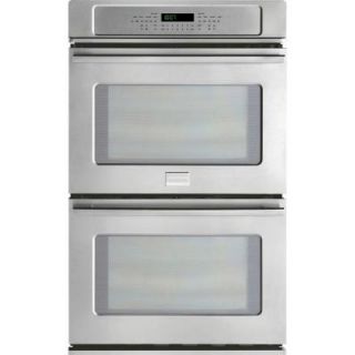 Frigidaire Professional 30 in. Double Electric Wall Oven Self Cleaning with Convection in Stainless Steel FPET3085PF
