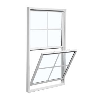 ReliaBilt 3100 Series Vinyl Double Pane Single Strength Replacement Single Hung Window (Rough Opening: 24 in x 36 in; Actual: 23.75 in x 35.75 in)