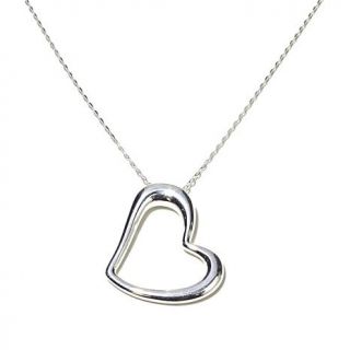 Sevilla Silver™ "Heart" Drop 18" Necklace   7817720