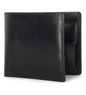 LAUNER   Billfold wallet with coin pouch black