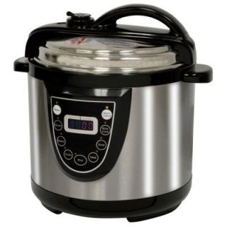 AmeriHome 6 qt. Electric Pressure Cooker with 7 Preparation Options 800715