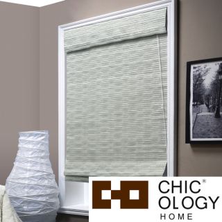 Lewis Hyman Chesapeake Collection Bamboo Roman Shade in Driftwood