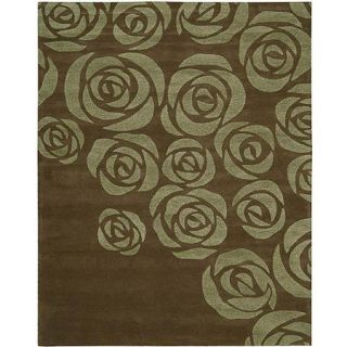 Nourison Skyland Graphic Rose Wool Rug