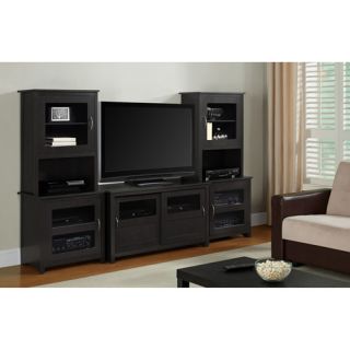 Linear Entertainment Center, For TVs up to 46 Value Bundle, Espresso: Furniture