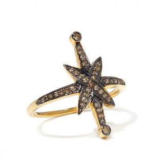 Rarities: Fine Jewelry with Carol Brodie 0.18ct Champagne Diamond 2 Tone "Star"   7734445