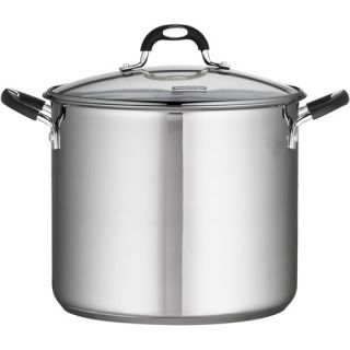 Tramontina 18/10 Stainless Steel 12 Quart Covered Stockpot