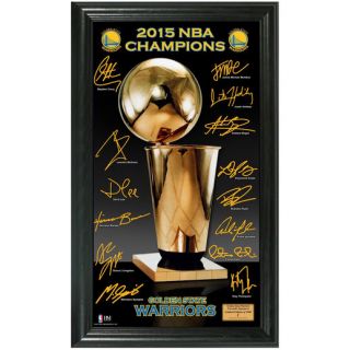 Golden State Warriors 2015 NBA Finals Champions Trophy Signature Photo