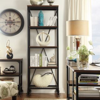 INSPIRE Q Nelson Industrial Modern Rustic 26 inch Bookcase
