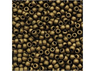 Toho Round Seed Bead 11/0 #702 Matte Dark Copper 8G