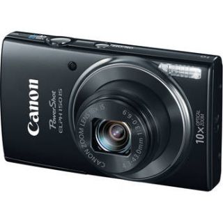 Canon PowerShot ELPH 150 IS Digital Camera (Black) 9356B001