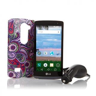 LG Sunset 4.5" 4G LTE Android 5.0 TracFone with 1200 Minutes/Texts/Data and Triple Minutes for Life   7920060