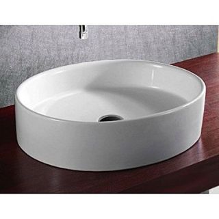 Caracalla Ceramica Oval Vessel Bathroom Sink